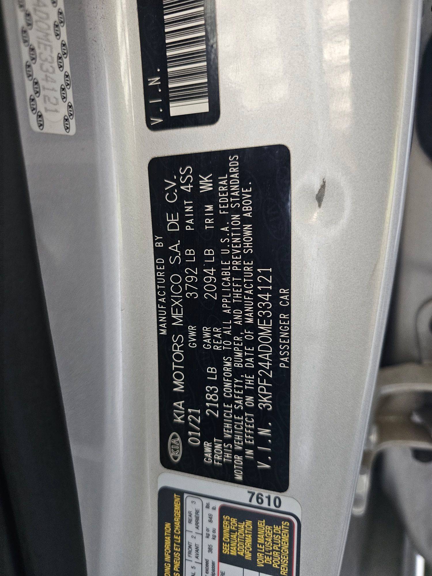 KIA FORTE 2021 - Marhaba Auction Used Cars - Image 9