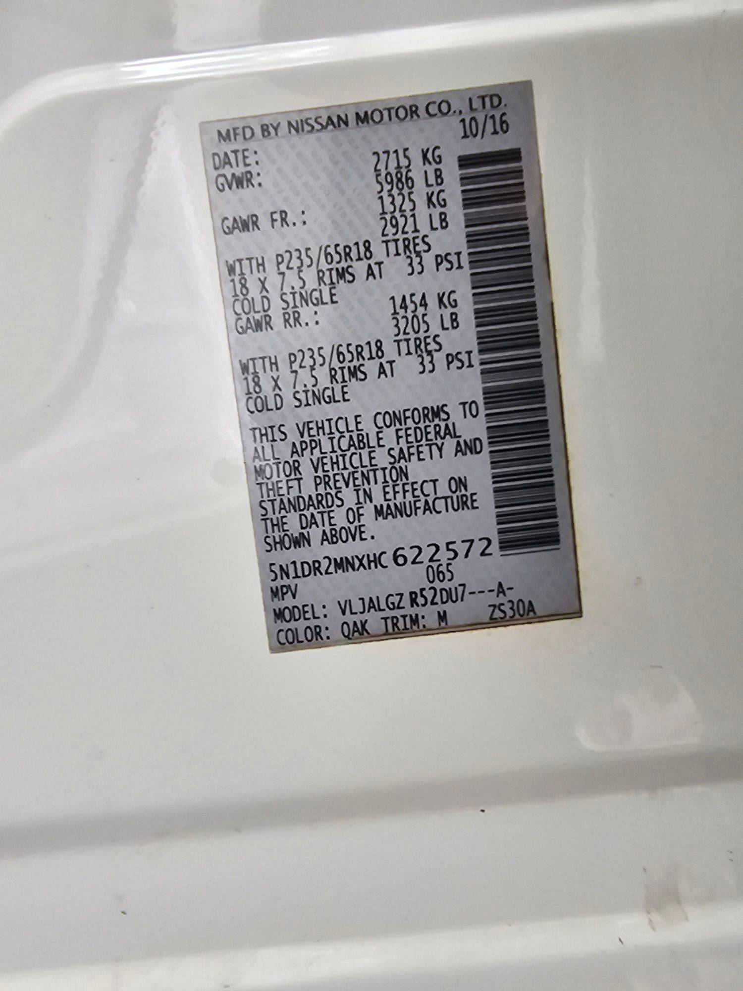 NISSAN PATHFINDER 2017 - Marhaba Auction Used Cars - Image 9