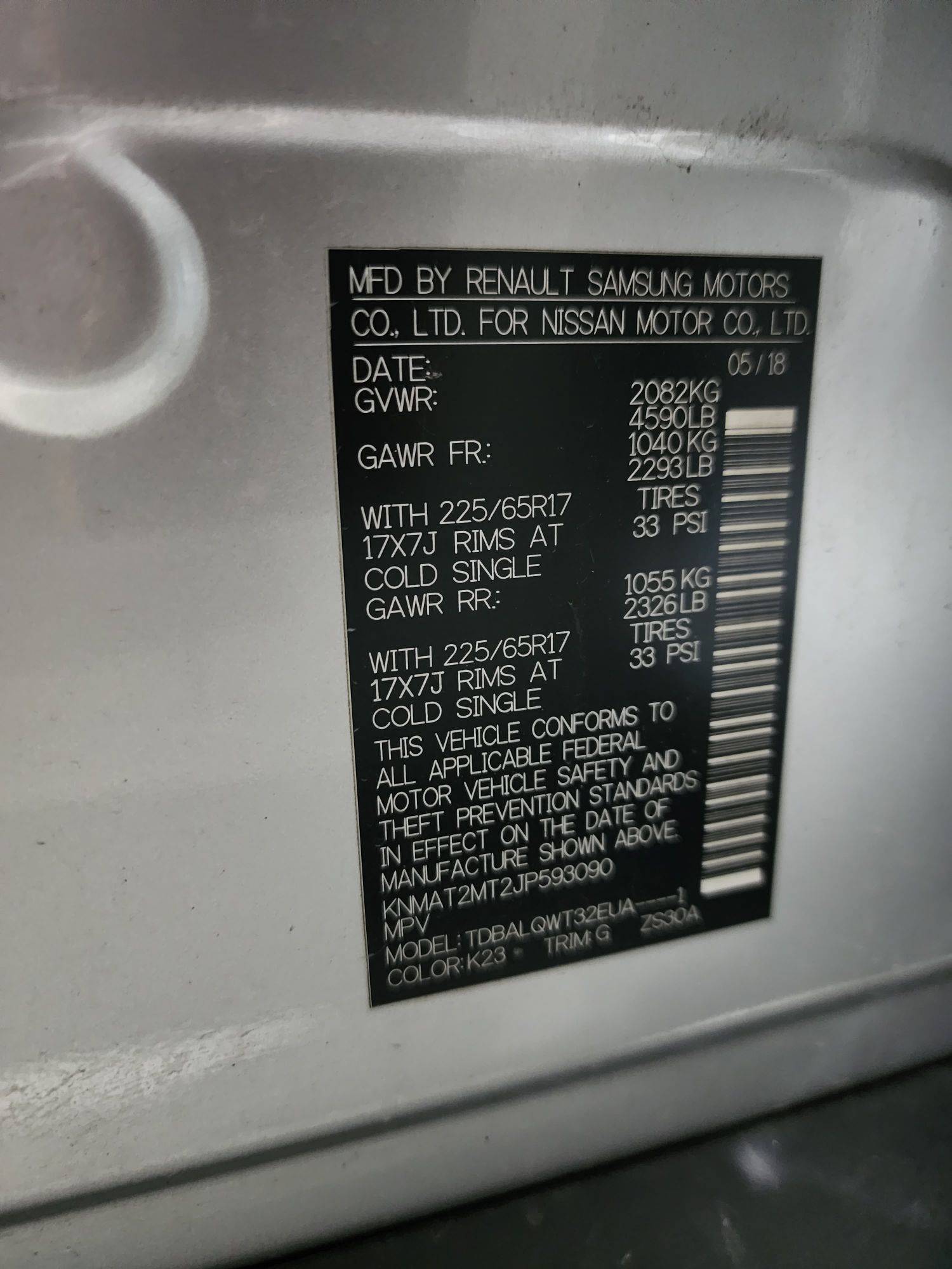 NISSAN ROGUE 2018 - Marhaba Auction Used Cars - Image 9