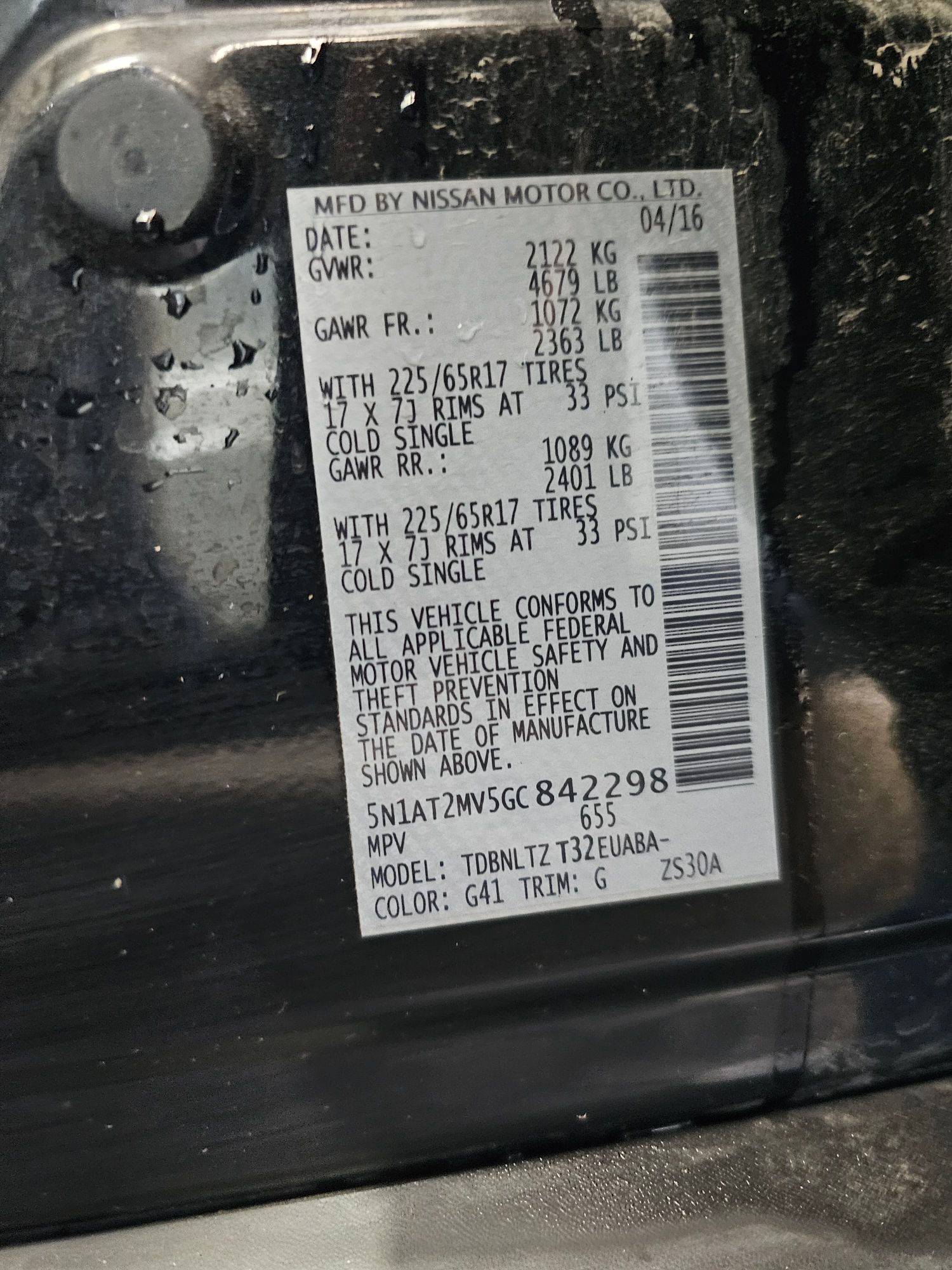 NISSAN ROGUE 2016 - Marhaba Auction Used Cars - Image 8