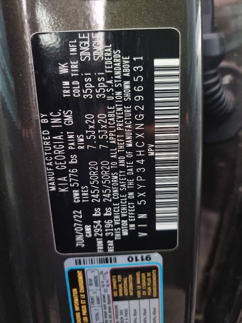 KIA TELLURIDE 2022 - Marhaba Auction Used Cars - Image 9