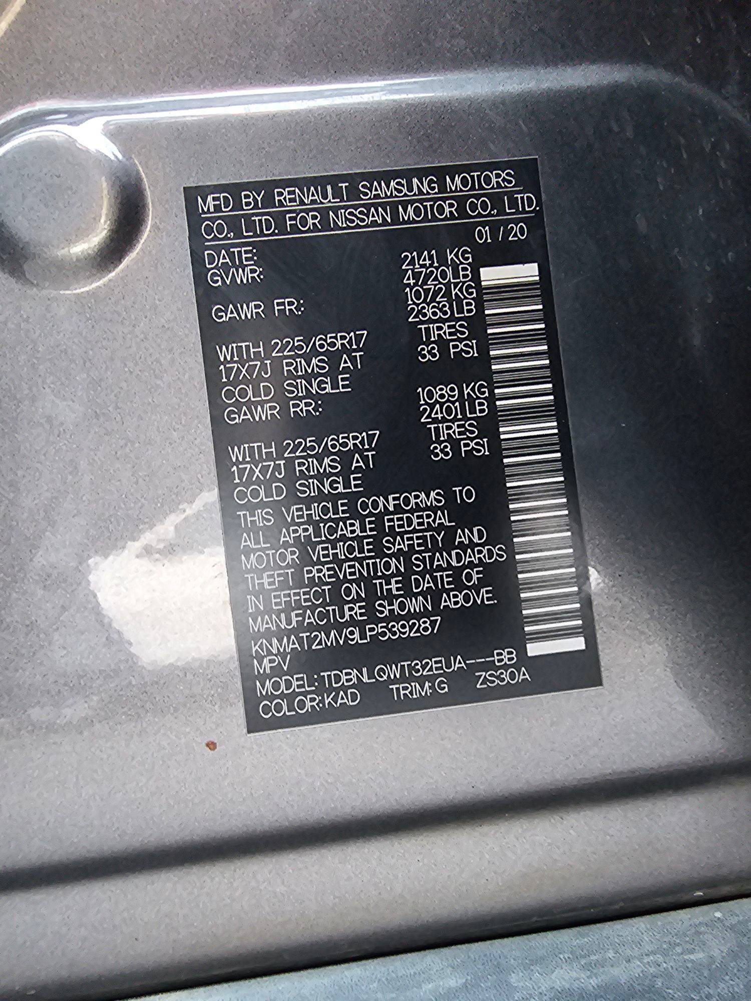 NISSAN ROGUE 2020 - Marhaba Auction Used Cars - Image 9