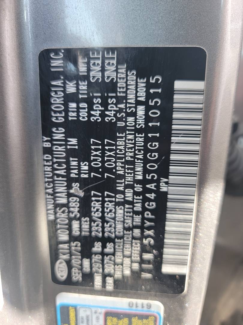 2016 KIA SORENTO — 161194 Miles — Lot G110515 - Marhaba Auctions Used Cars - Image 71