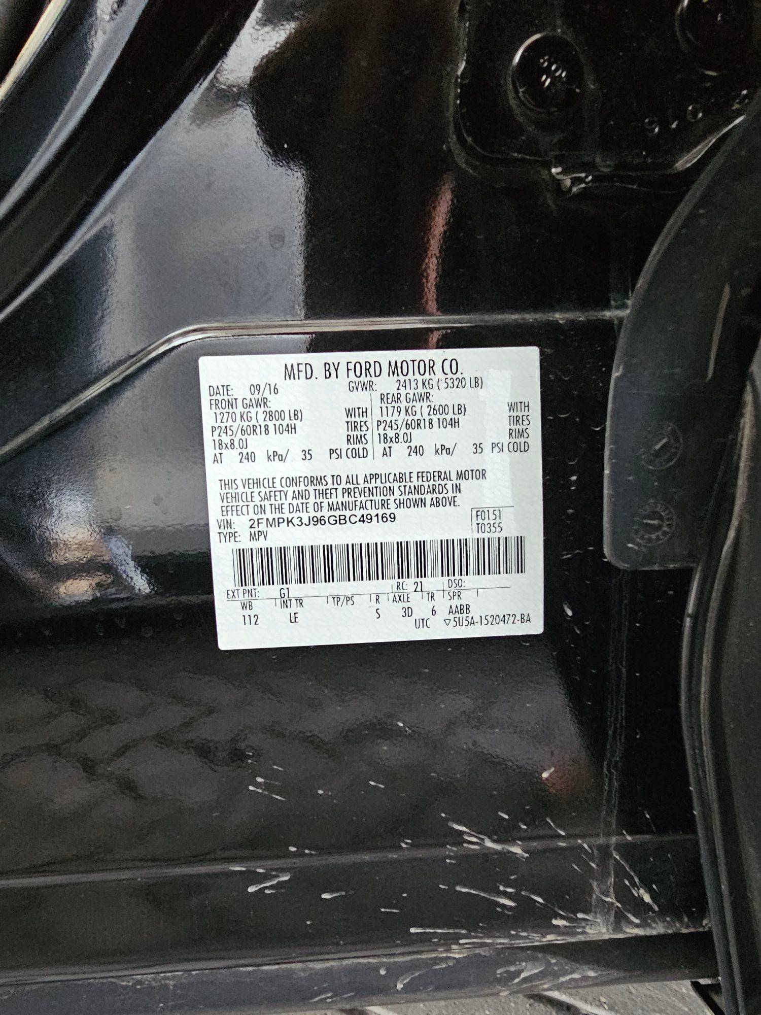 FORD EDGE 2016 - Marhaba Auction Used Cars - Image 10