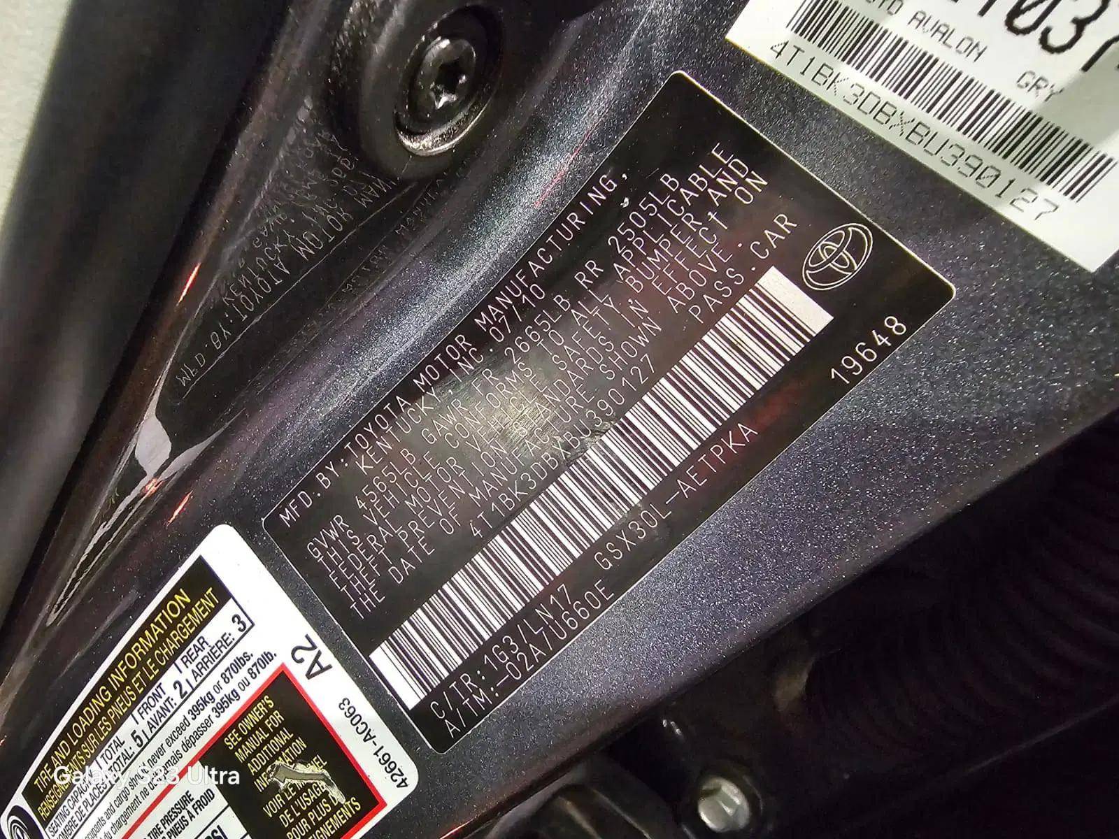 TOYOTA AVALON 2011 - Marhaba Auction Used Cars - Image 10