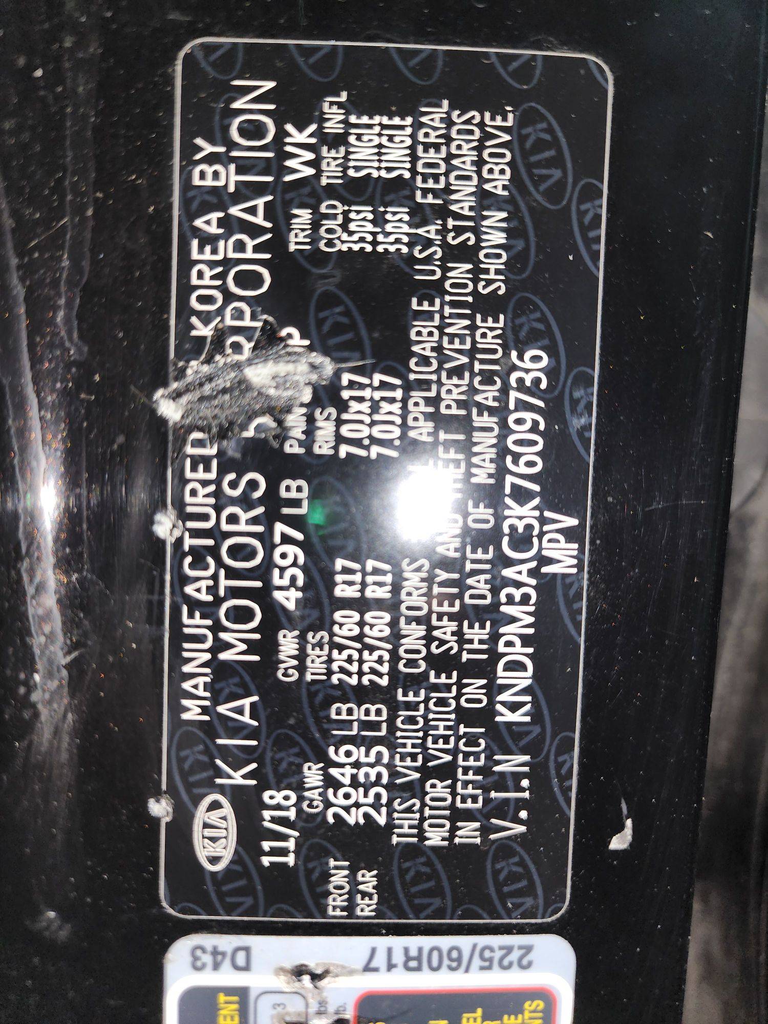 KIA SPORTAGE 2019 - Marhaba Auction Used Cars - Image 10