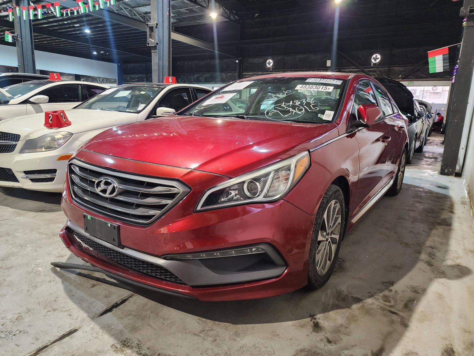 2015 HYUNDAI SONATA SPORT — 82187 Miles — Lot 224336 — Al Quoz - Marhaba Auctions Used Cars - Image 9