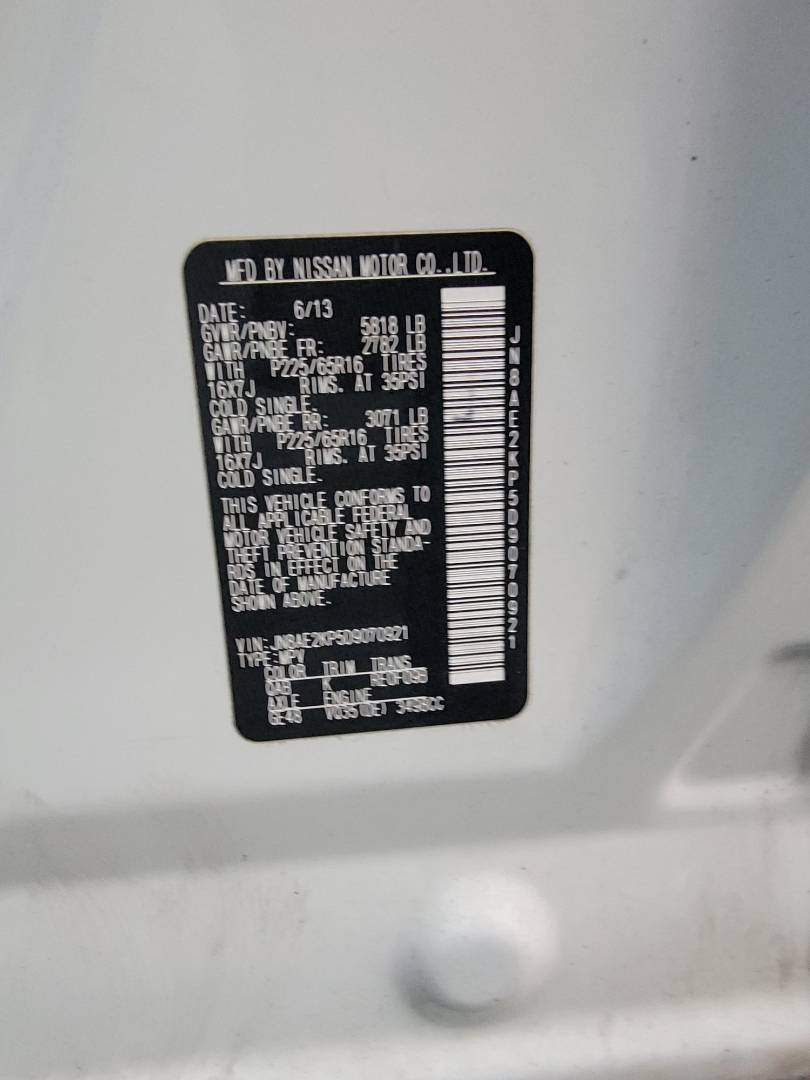 2013 NISSAN QUEST — 154137 Miles — Lot 9070921 — Main - Marhaba Auctions Used Cars - Image 8