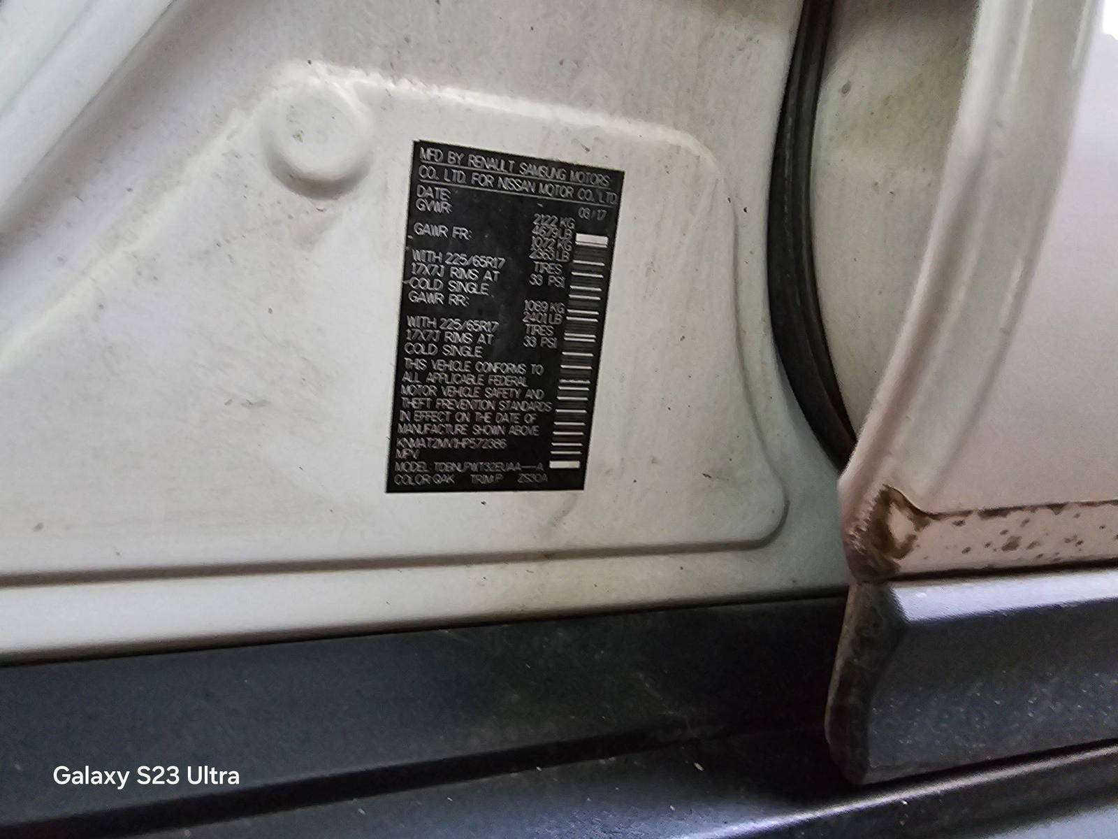 NISSAN ROGUE 2017 - Marhaba Auction Used Cars - Image 9