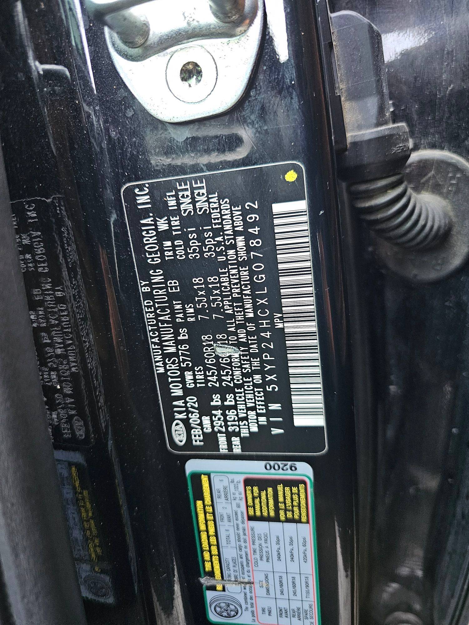 KIA TELLURIDE 2020 - Marhaba Auction Used Cars - Image 10