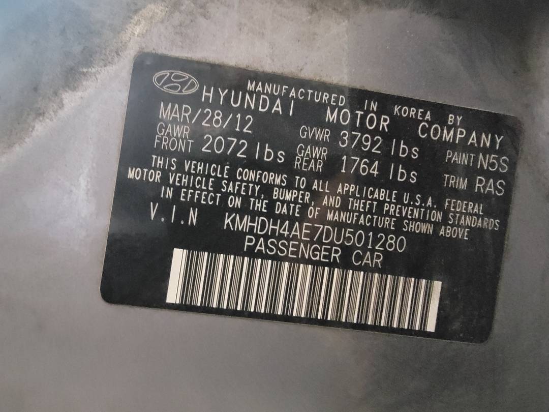 2013 HYUNDAI ELANTRA — 147947 Miles — Lot 38544655 — Main - Marhaba Auctions Used Cars - Image 9