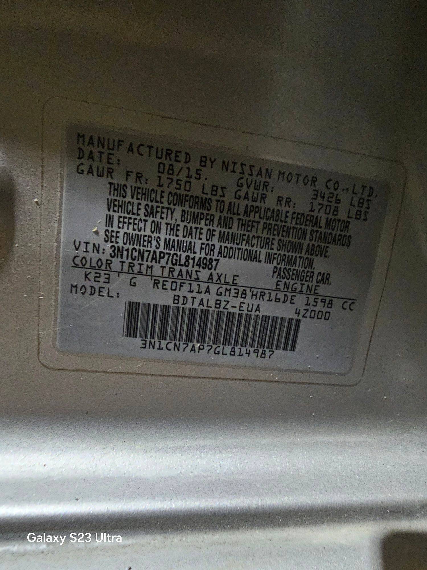 NISSAN VERSA 2016 - Marhaba Auction Used Cars - Image 8