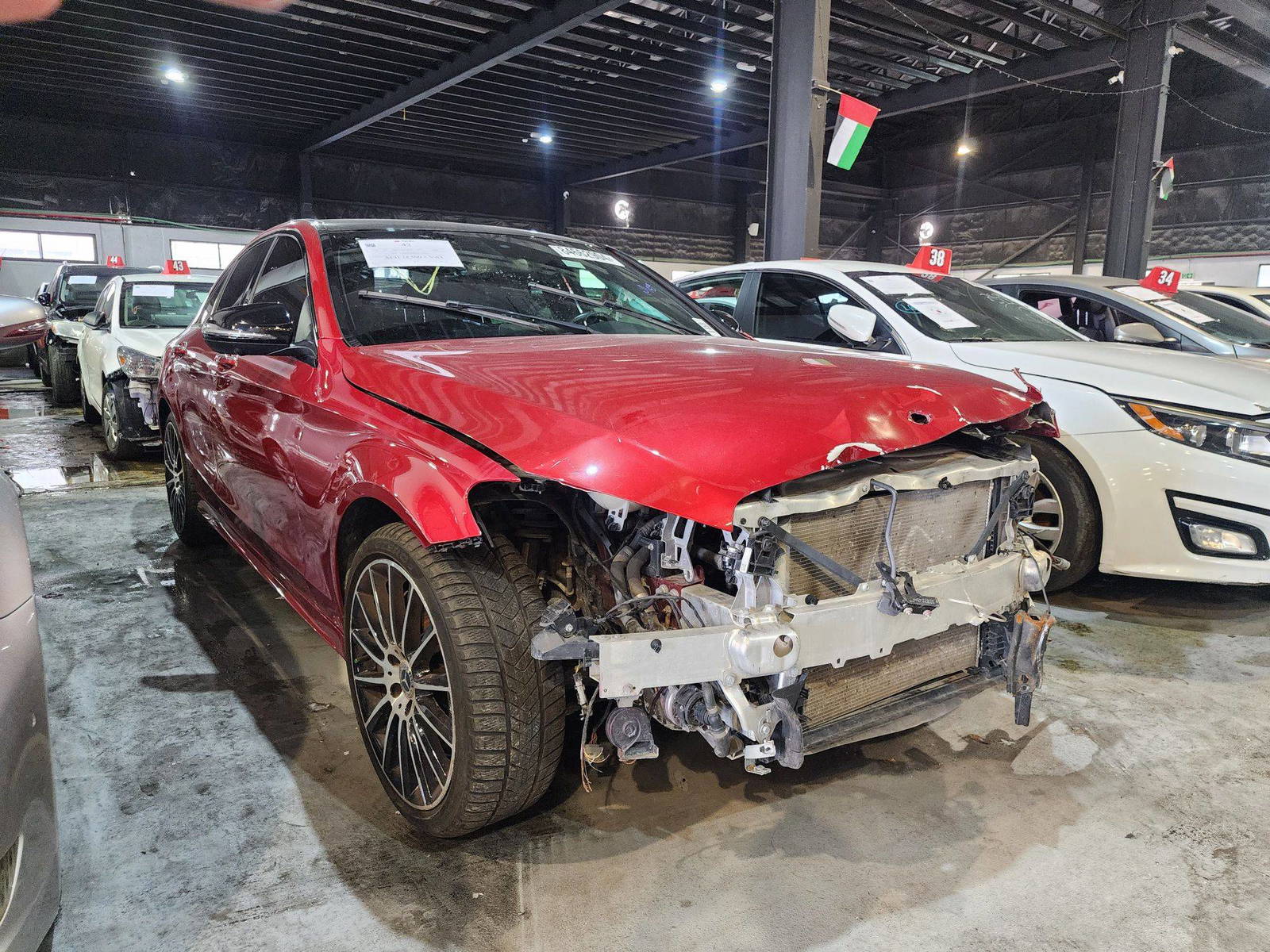 2018 MERCEDES BENZ C300 — 36002 KM — Lot 256912 — Al Quoz - Marhaba Auctions Used Cars - Image 3