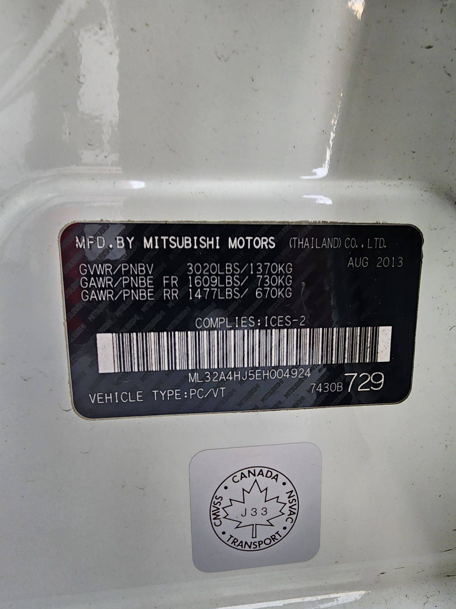 MITSUBISHI MIRAGE 2014 - Marhaba Auction Used Cars - Image 11