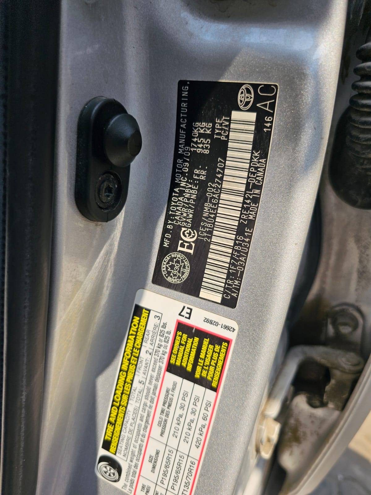 2010 TOYOTA COROLLA — Lot C274707 — Main - Marhaba Auctions Used Cars - Image 10