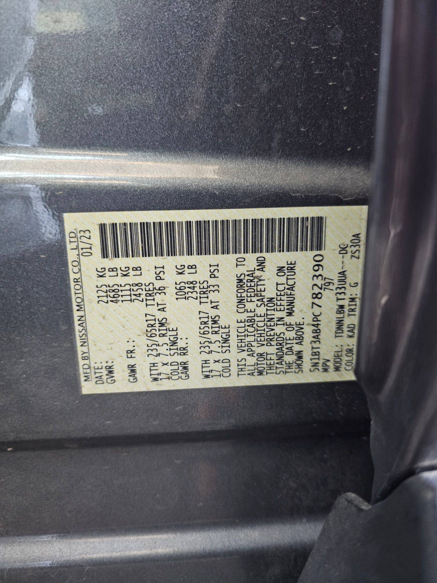 NISSAN ROGUE 2023 - Marhaba Auction Used Cars - Image 8