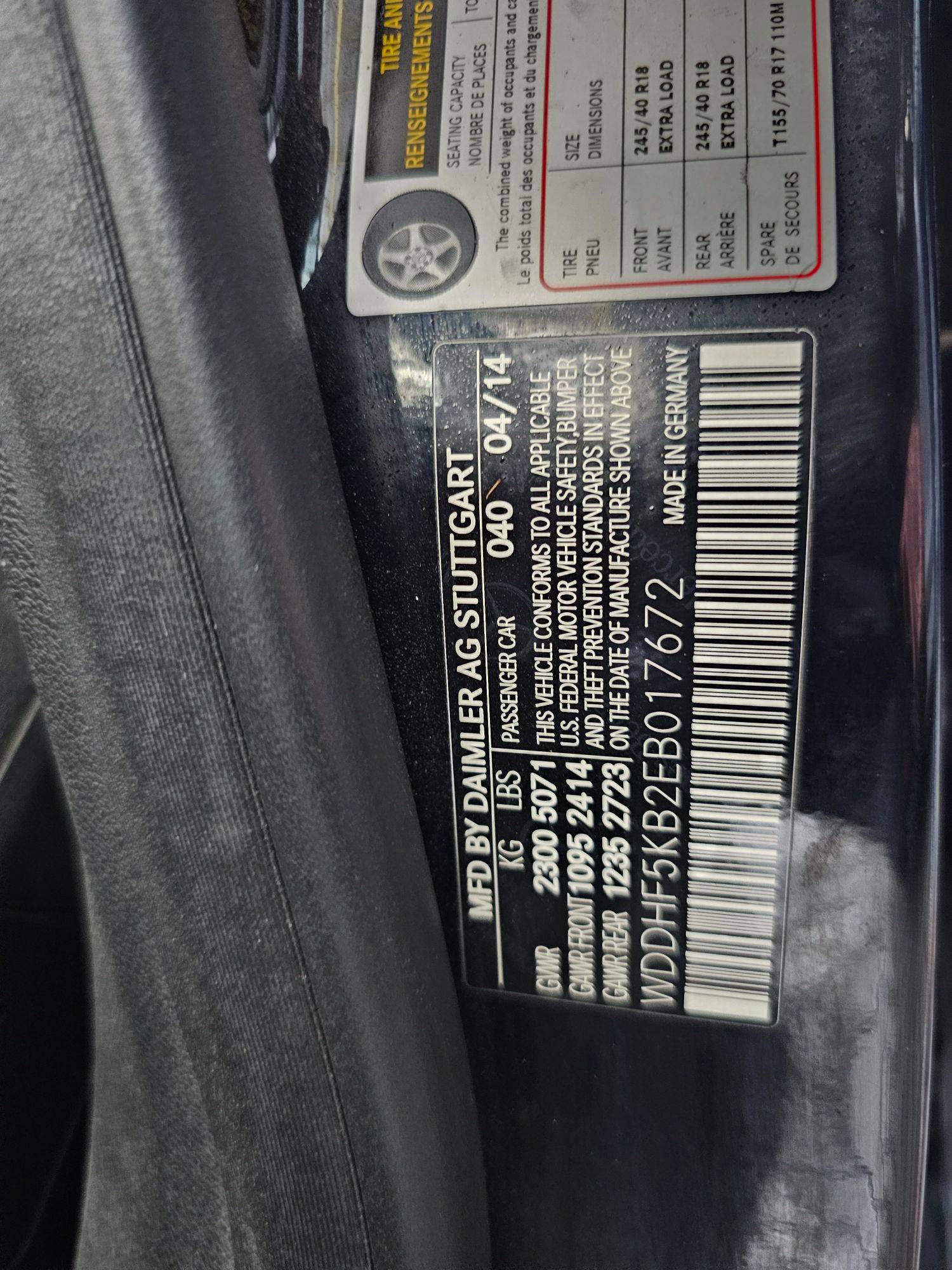 2014 MERCEDES BENZ E 350 — 143687 Miles — Lot 2EB017672 — Souq - Marhaba Auctions Used Cars - Image 10