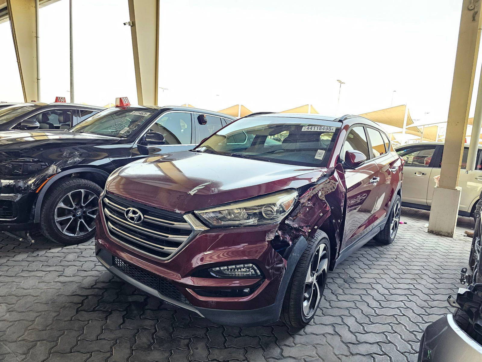 2016 HYUNDAI TUCSON — 81004 Miles — Lot 9GU147591 — Souq - Marhaba Auctions Used Cars - Image 4
