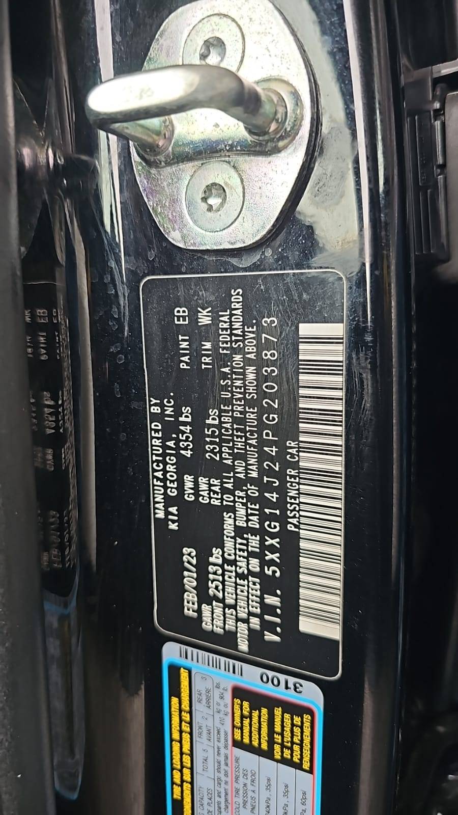 KIA K5 2023 - Marhaba Auction Used Cars - Image 10