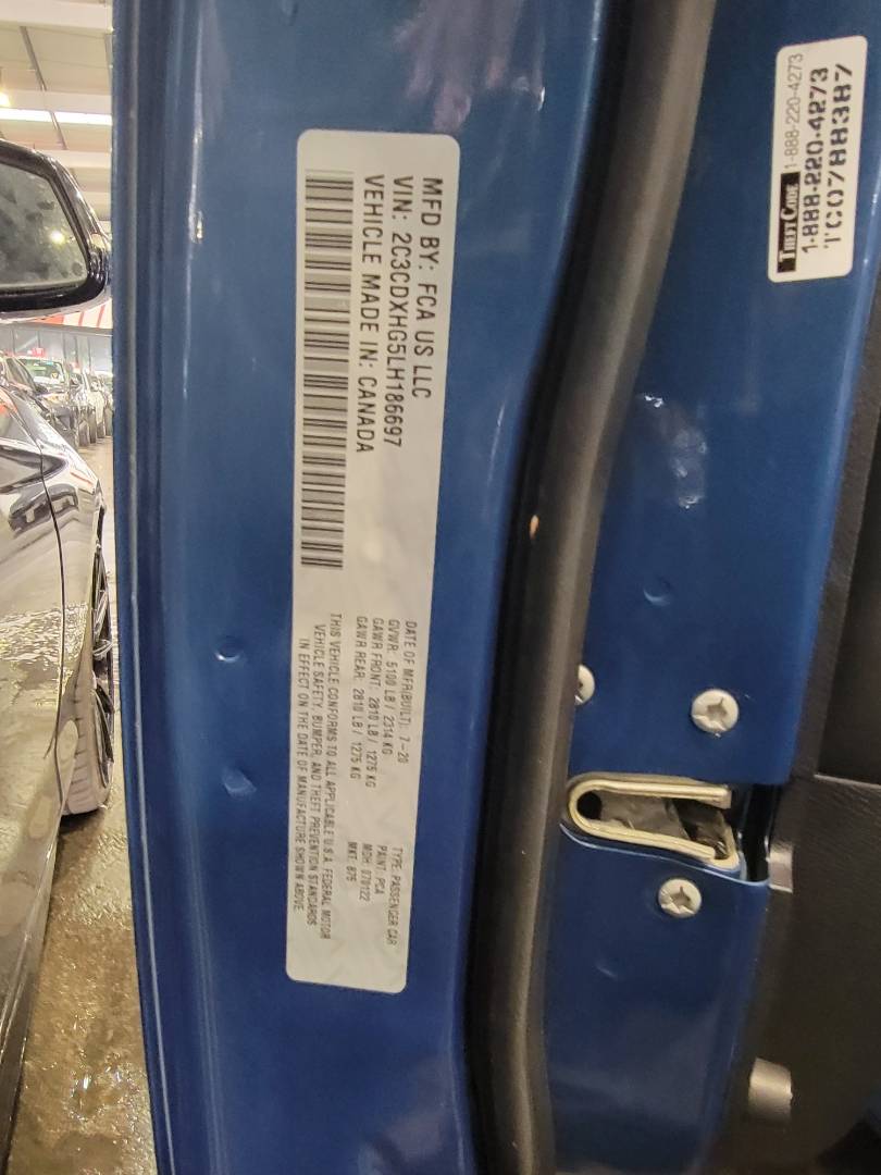 2020 DODGE CHARGER — 34925 Miles — Lot H186697 — Main - Marhaba Auctions Used Cars - Image 9