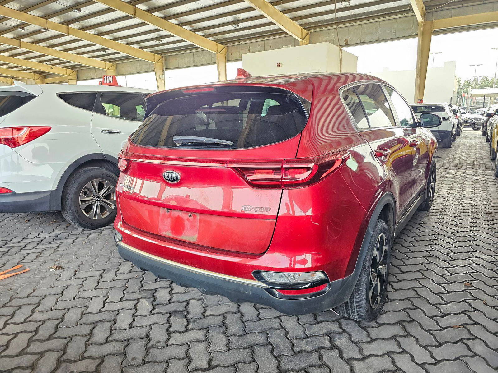 2020 KIA SPORTAGE — 96906 Miles — Lot 43839545 — Ind. 12 - Marhaba Auctions Used Cars - Image 3