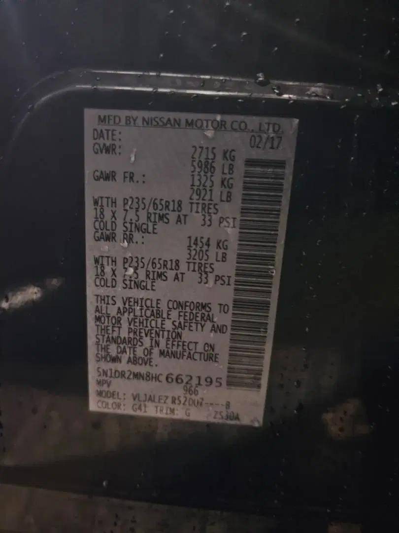 NISSAN PATHFINDER 2017 - Marhaba Auction Used Cars - Image 3