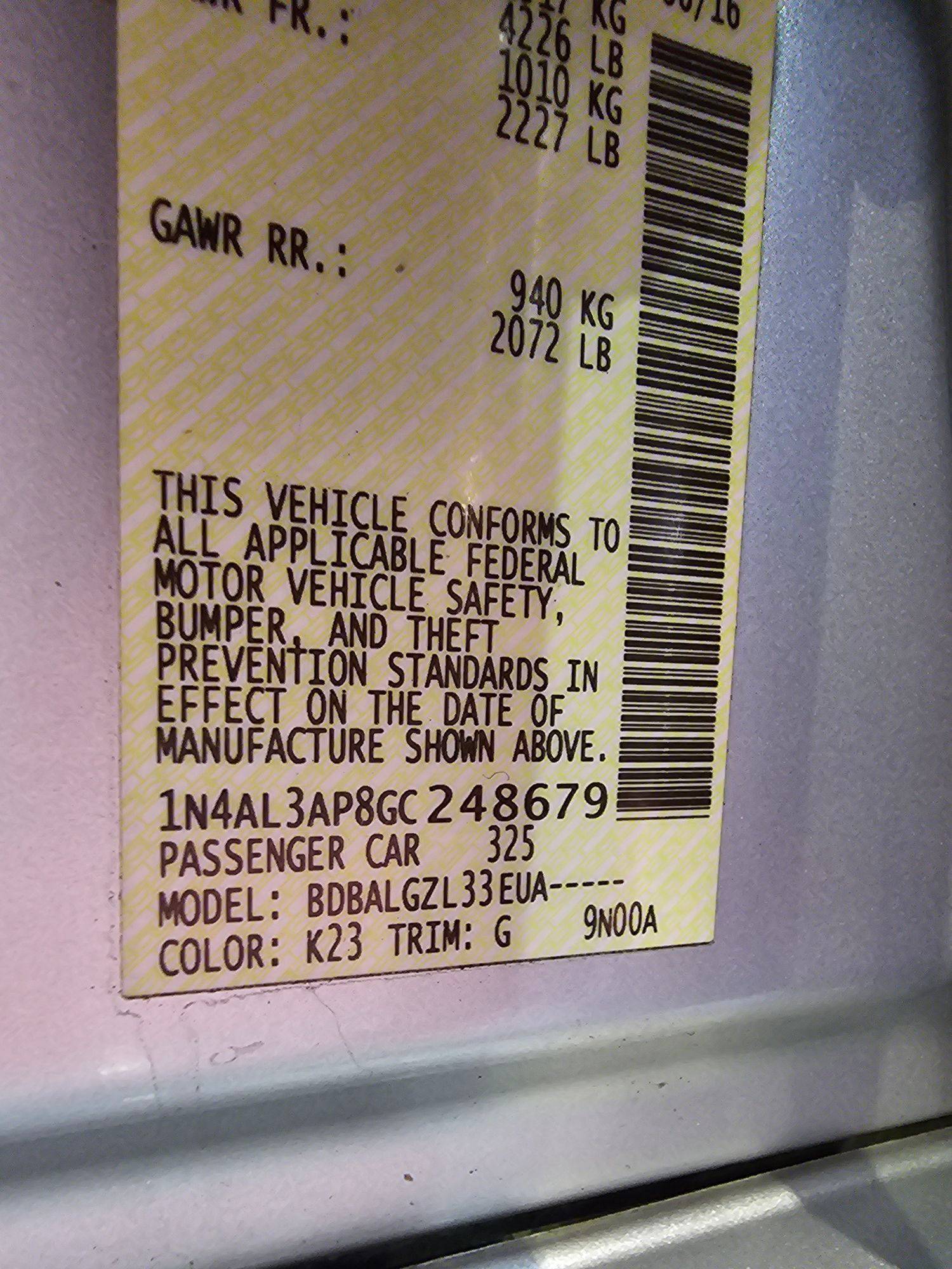 NISSAN ALTIMA 2016 - Marhaba Auction Used Cars - Image 9