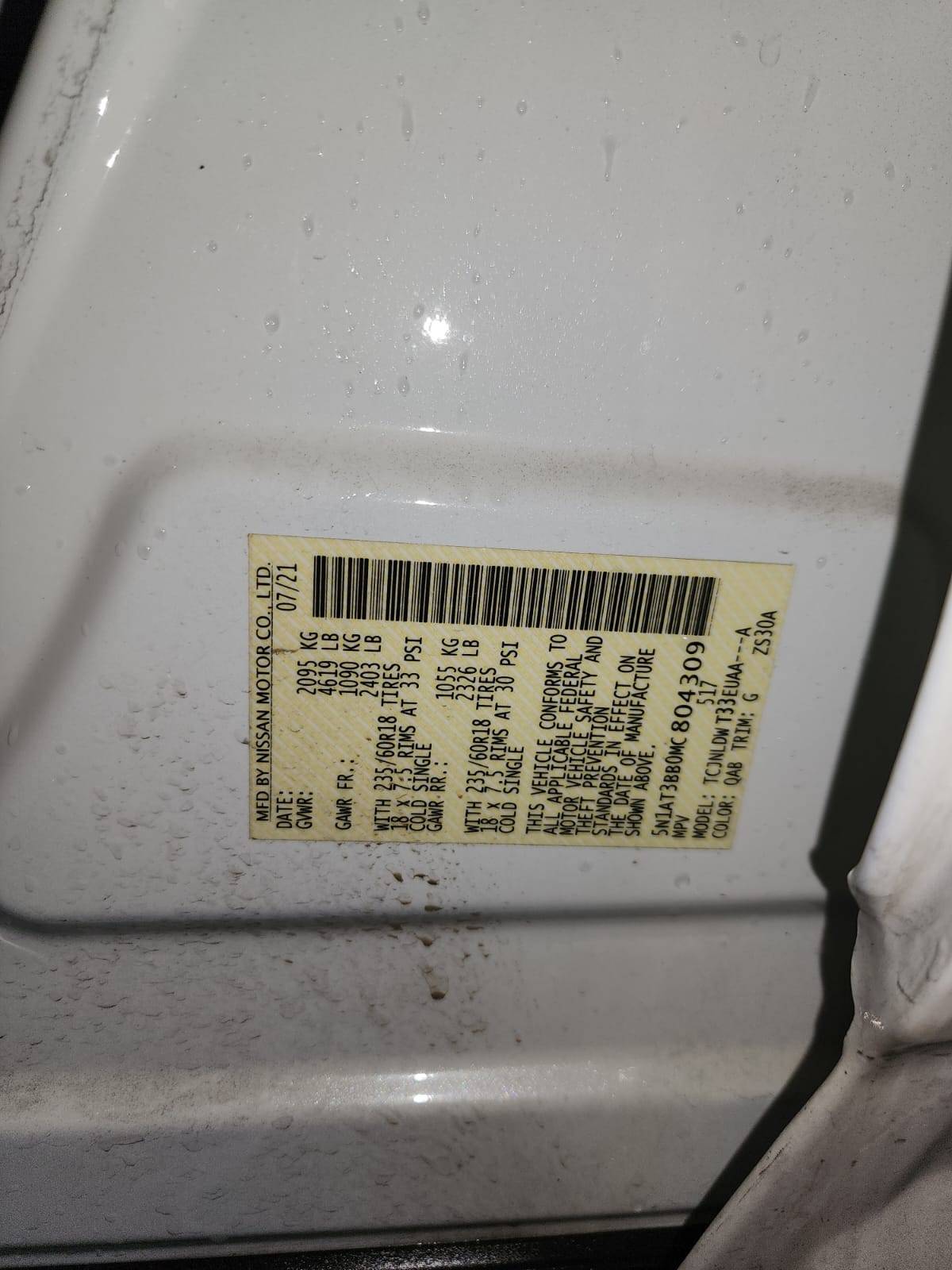 NISSAN ROGUE 2021 - Marhaba Auction Used Cars - Image 11