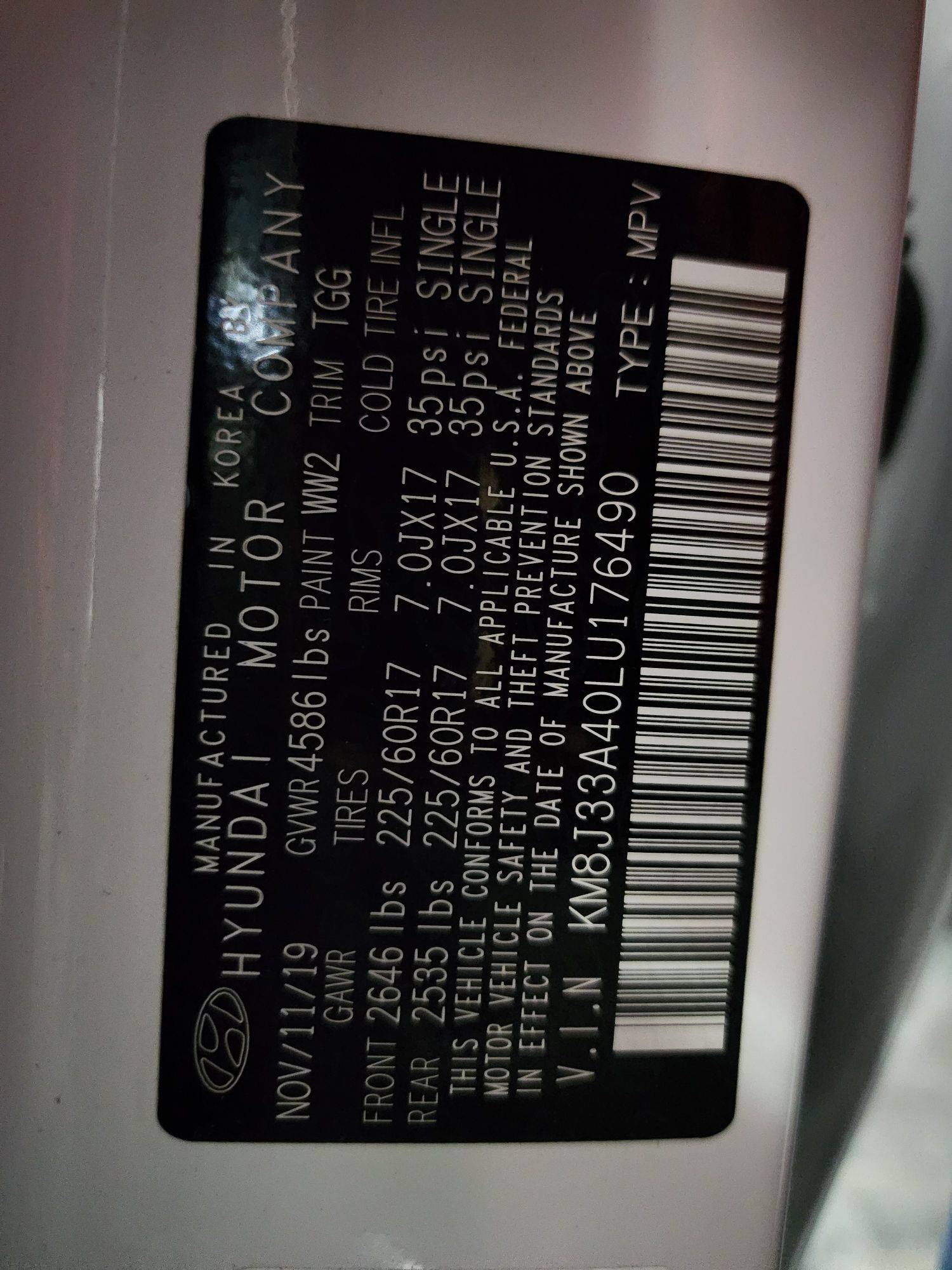 HYUNDAI TUCSON 2020 - Marhaba Auction Used Cars - Image 6