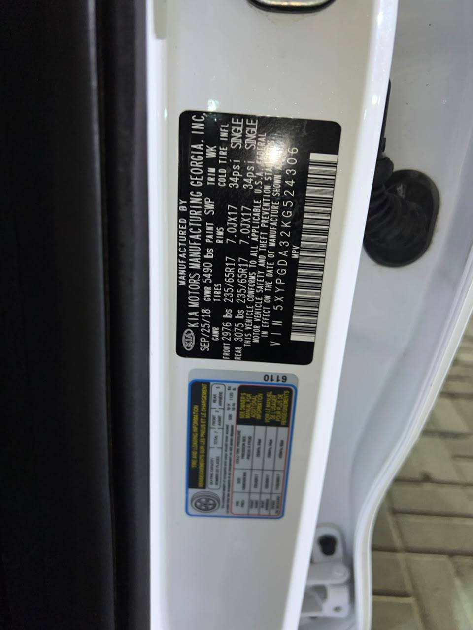 2019 KIA SORENTO — sold — Lot 32KG524306 - Marhaba Auctions Used Cars - Image 12