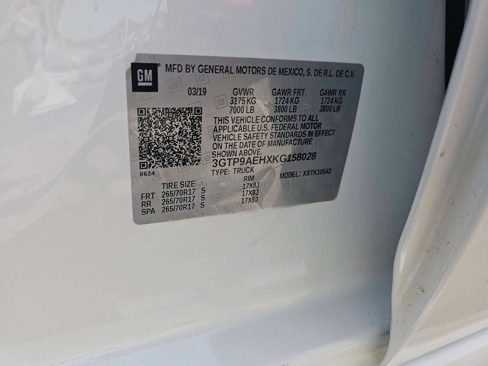 2019 GMC SIERRA — 92569 Miles — Lot KG158028 — Souq - Marhaba Auctions Used Cars - Image 9
