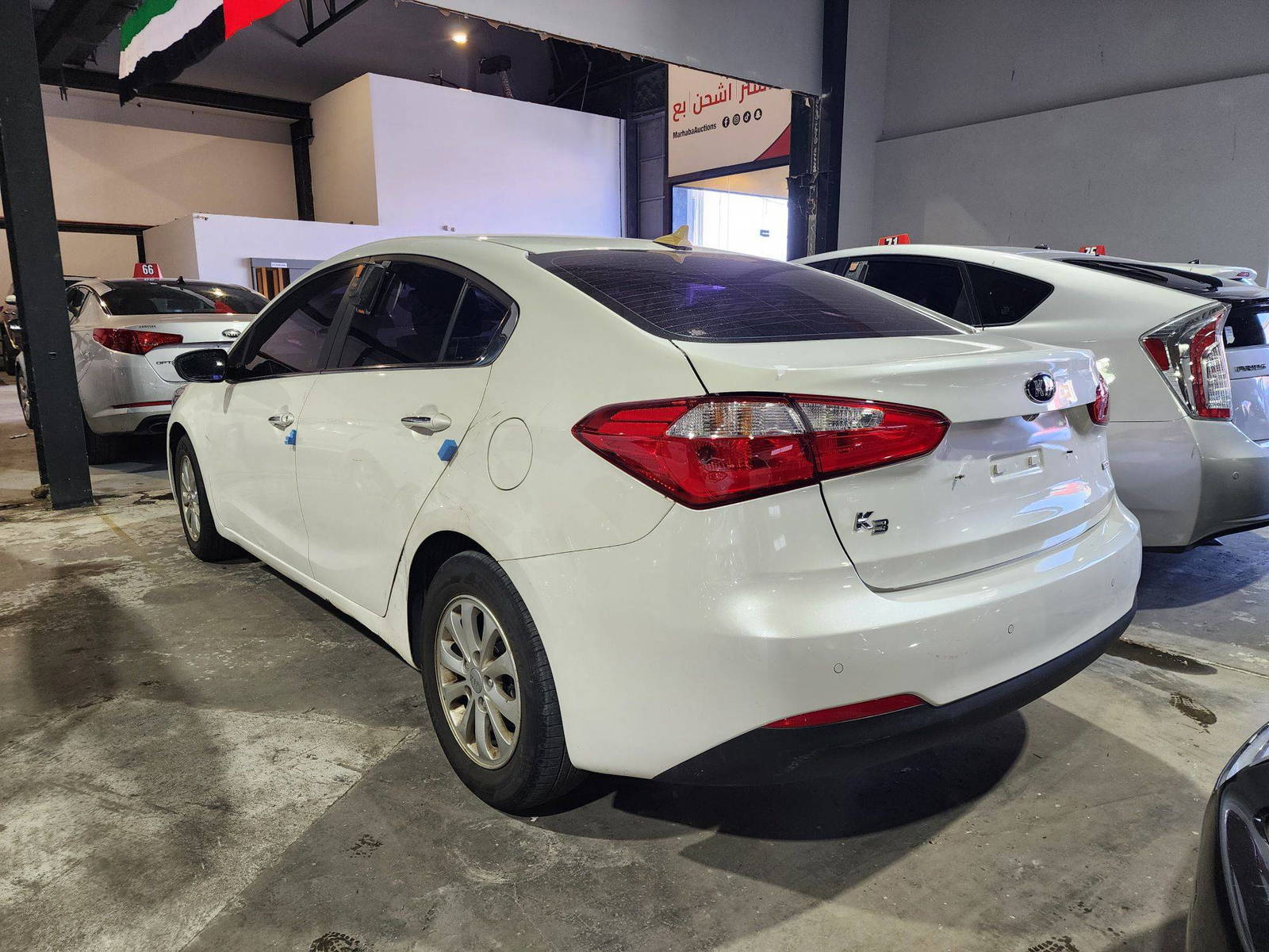 2013 KIA K3 — 81590 KM — Lot 084088 — Al Quoz - Marhaba Auctions Used Cars - Image 3