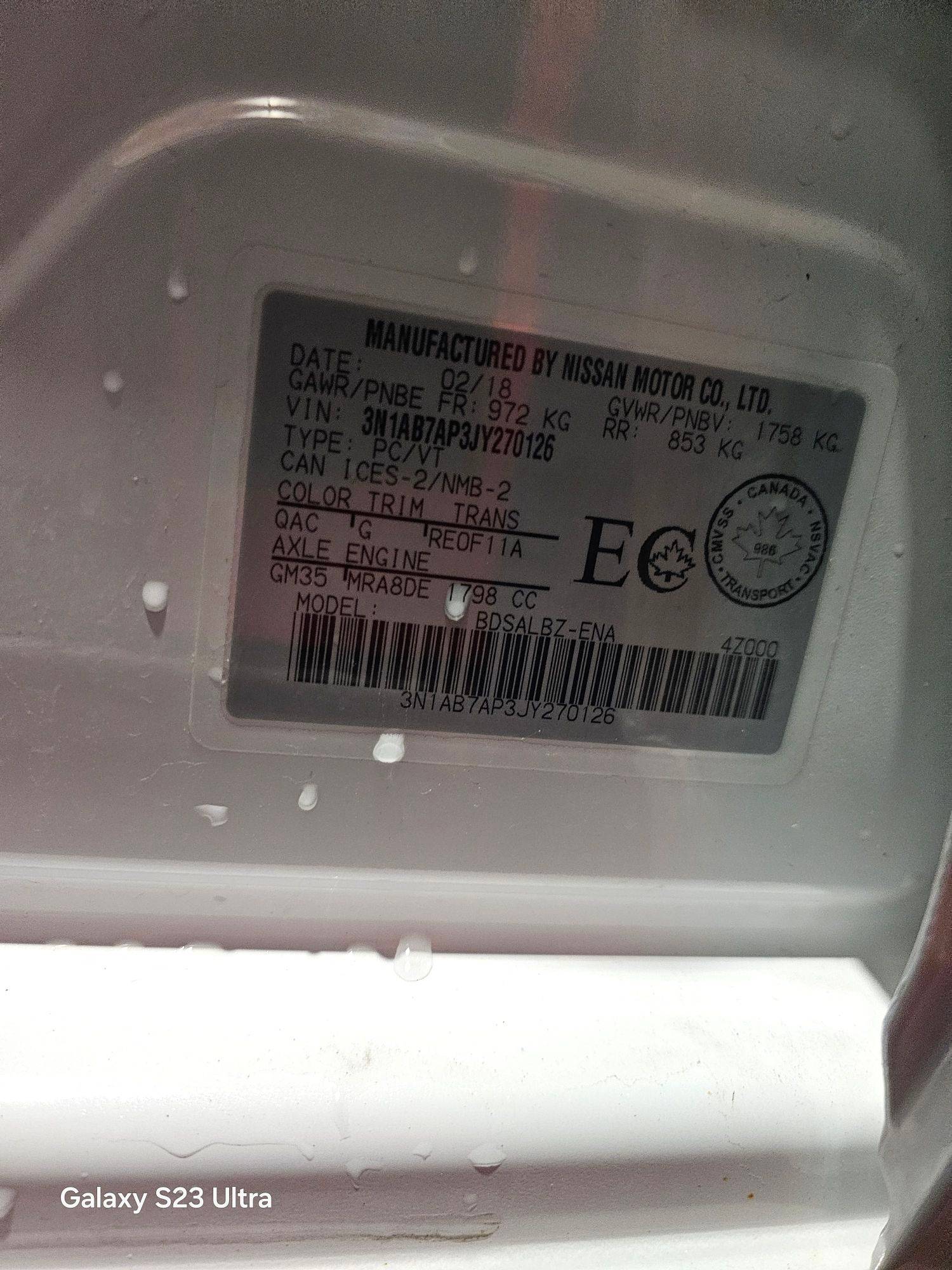 NISSAN SENTRA 2018 - Marhaba Auction Used Cars - Image 9