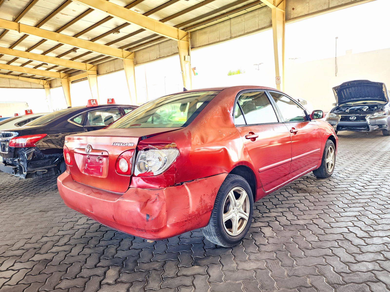 2007 TOYOTA COROLLA — 232022 Miles — Lot 7Z873553 — Souq - Marhaba Auctions Used Cars - Image 3