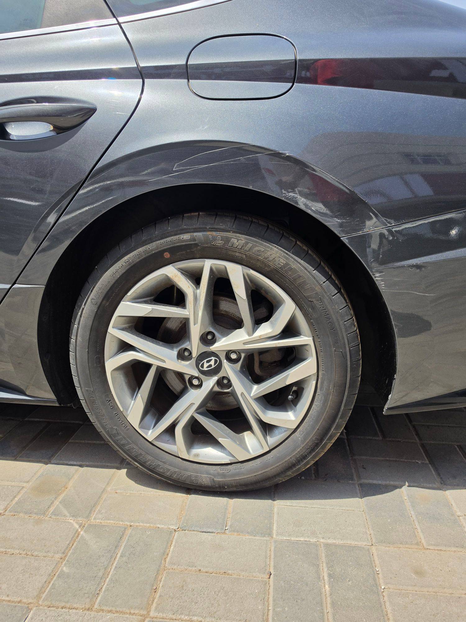 2023 HYUNDAI SONATA — 37950 Miles — Lot PA293515 — Oman Yard - Marhaba Auctions Used Cars - Image 7
