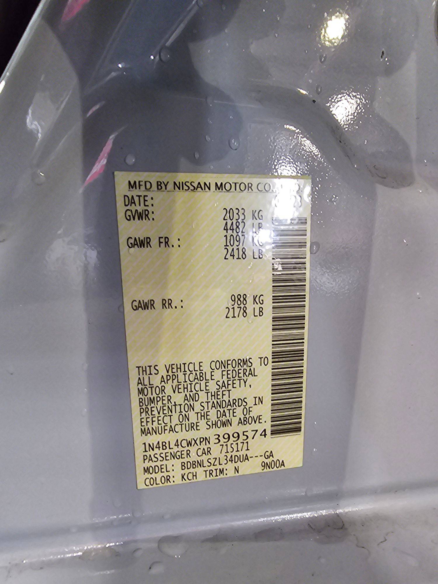 NISSAN ALTIMA 2023 - Marhaba Auction Used Cars - Image 9