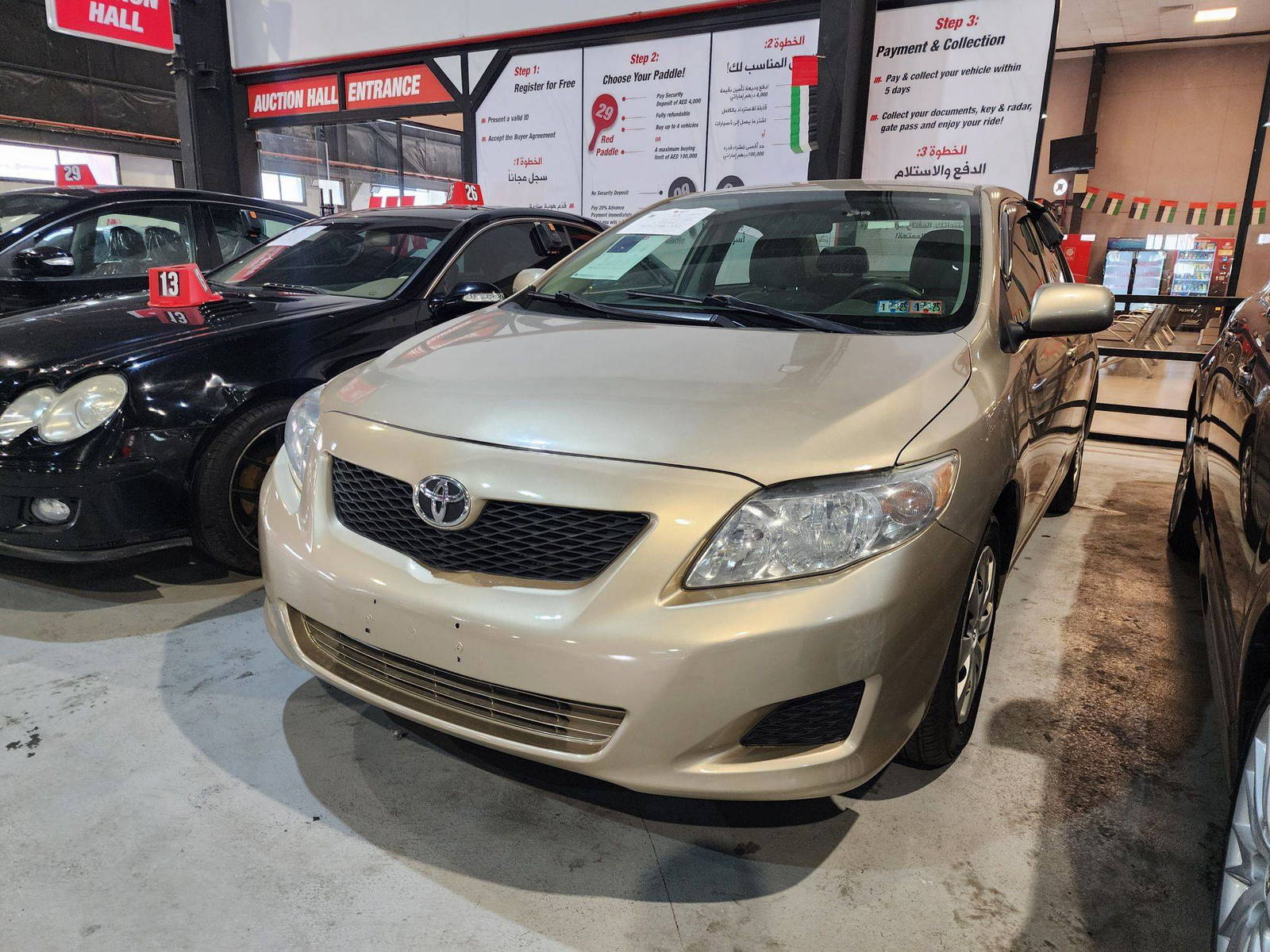 2009 TOYOTA COROLLA — 137308 Miles — Lot 94573 — Al Quoz - Marhaba Auctions Used Cars - Image 4
