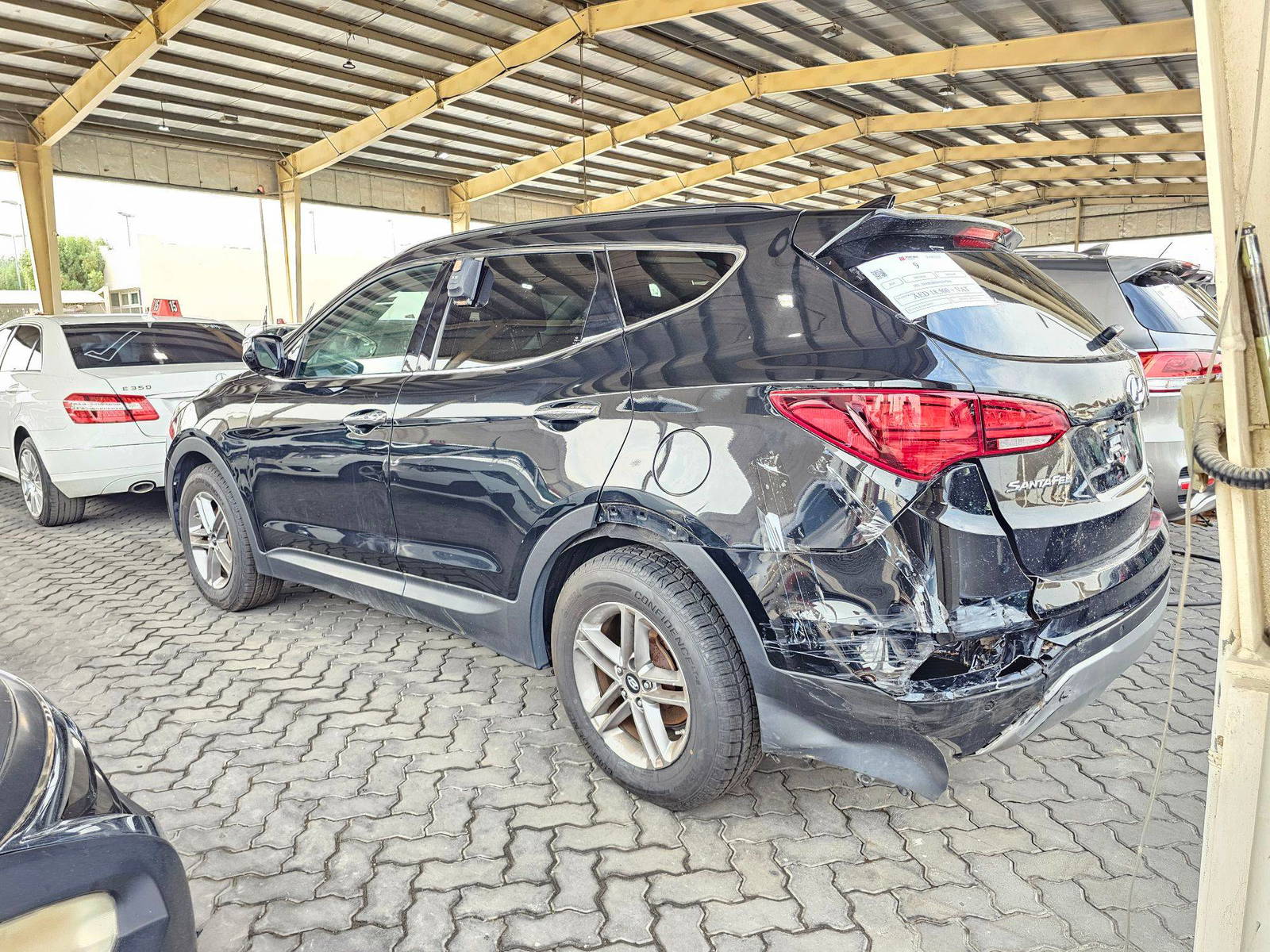 2017 HYUNDAI SANTA FE — 147932 Miles — Lot LB6HG387045 — Souq - Marhaba Auctions Used Cars - Image 3