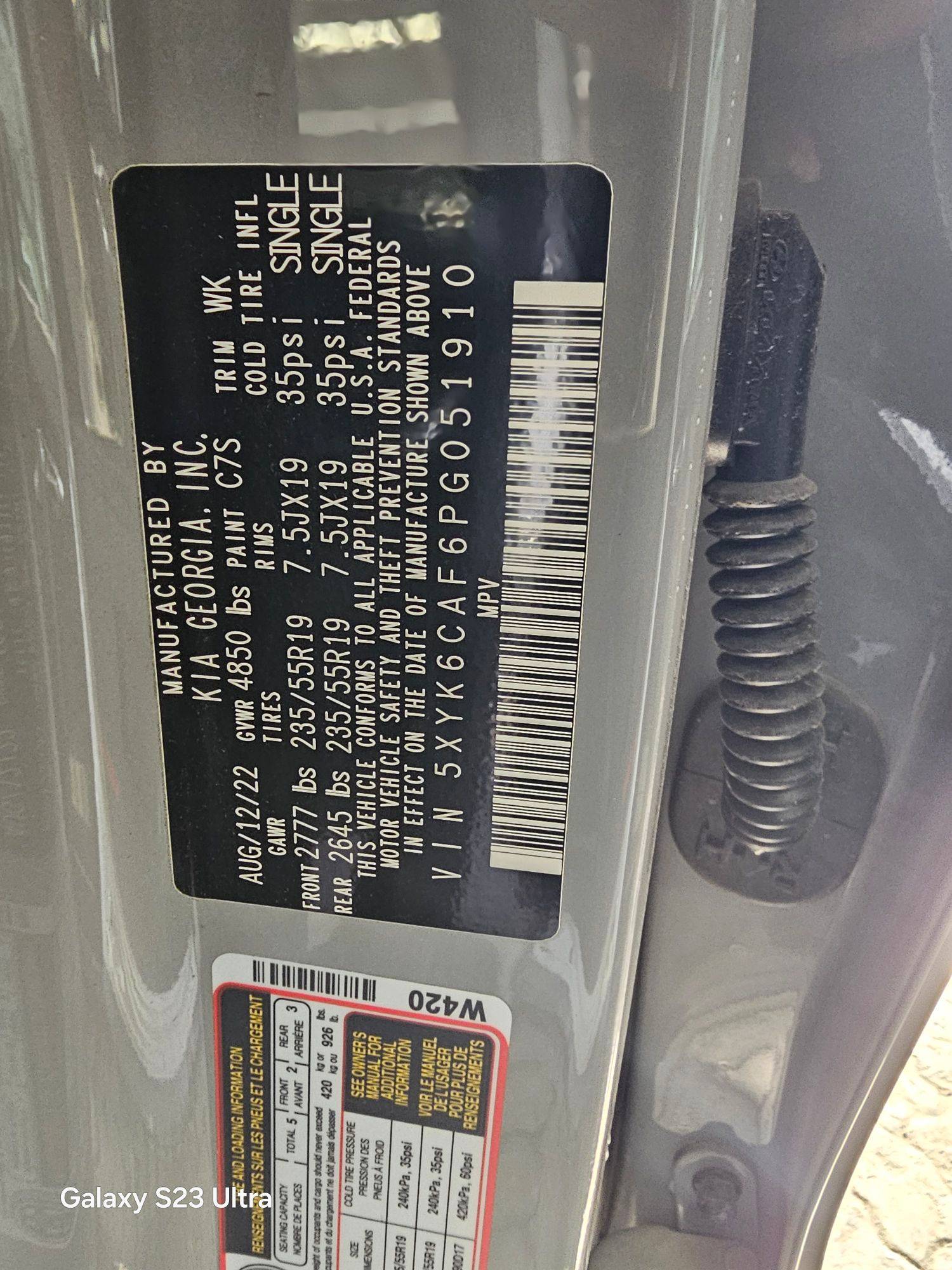 KIA SPORTAGE 2023 - Marhaba Auction Used Cars - Image 9