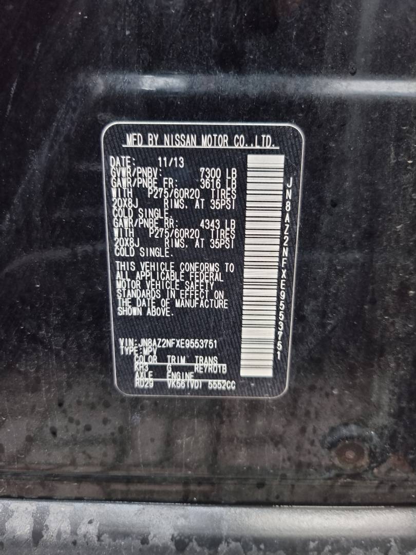 INFINITI QX80 2014 - Marhaba Auction Used Cars - Image 9