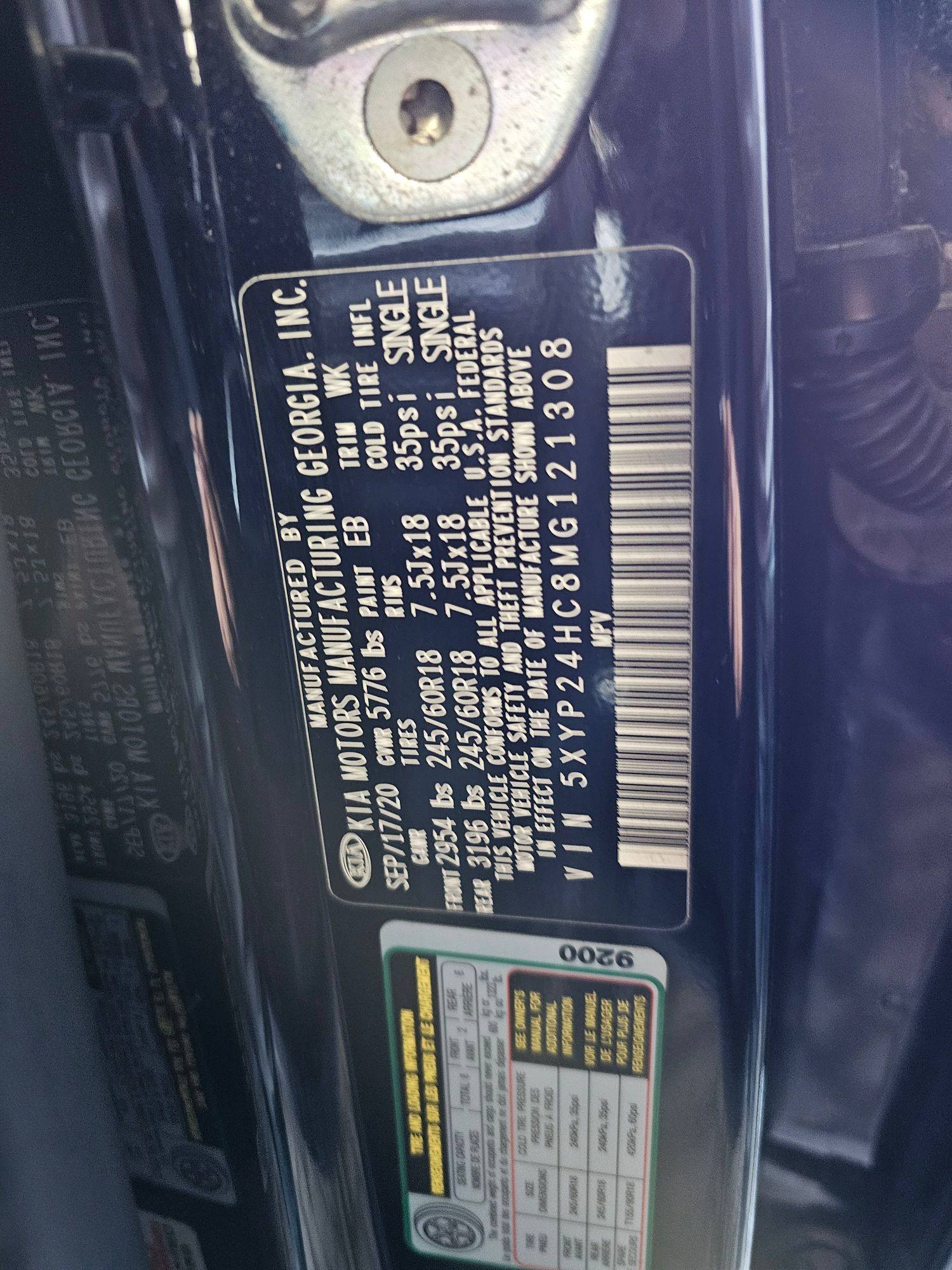 KIA TELLURIDE 2021 - Marhaba Auction Used Cars - Image 9