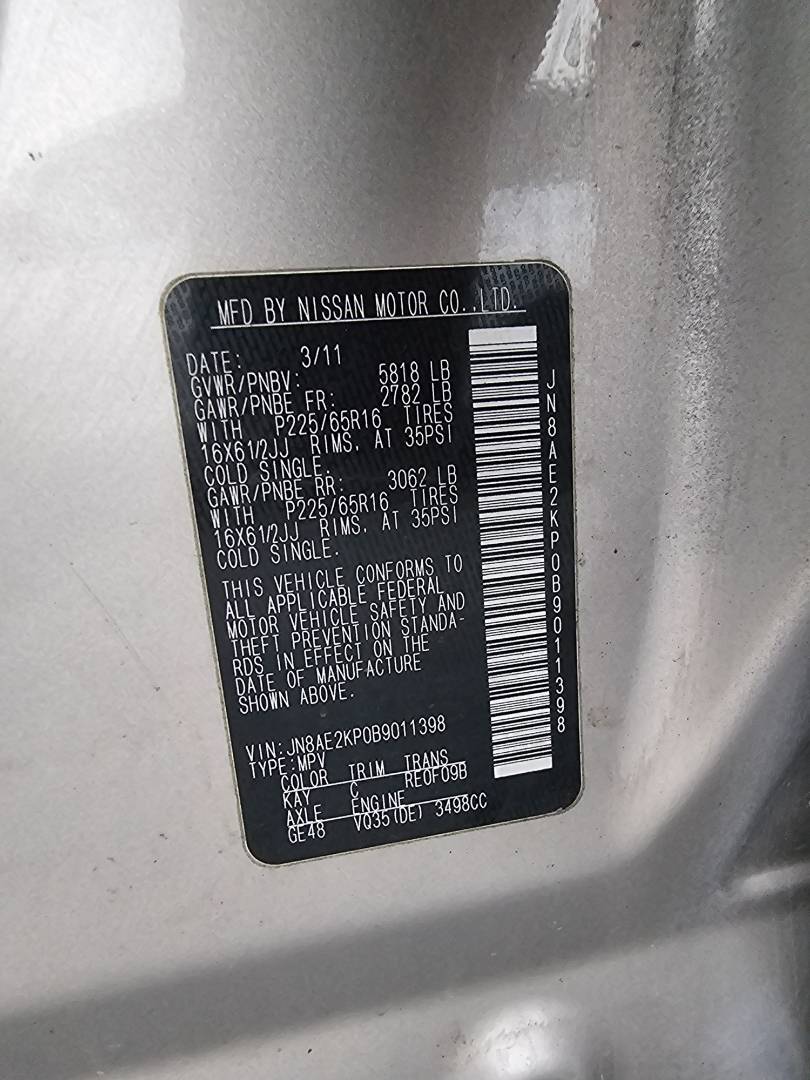 NISSAN QUEST 2011 - Marhaba Auction Used Cars - Image 10