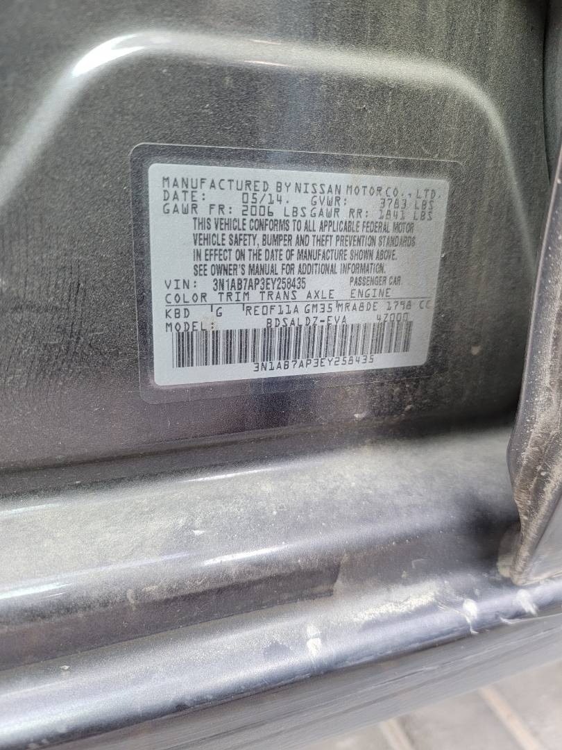 2014 NISSAN SENTRA — 129591 Miles — Lot 70506663 - Marhaba Auctions Used Cars - Image 9