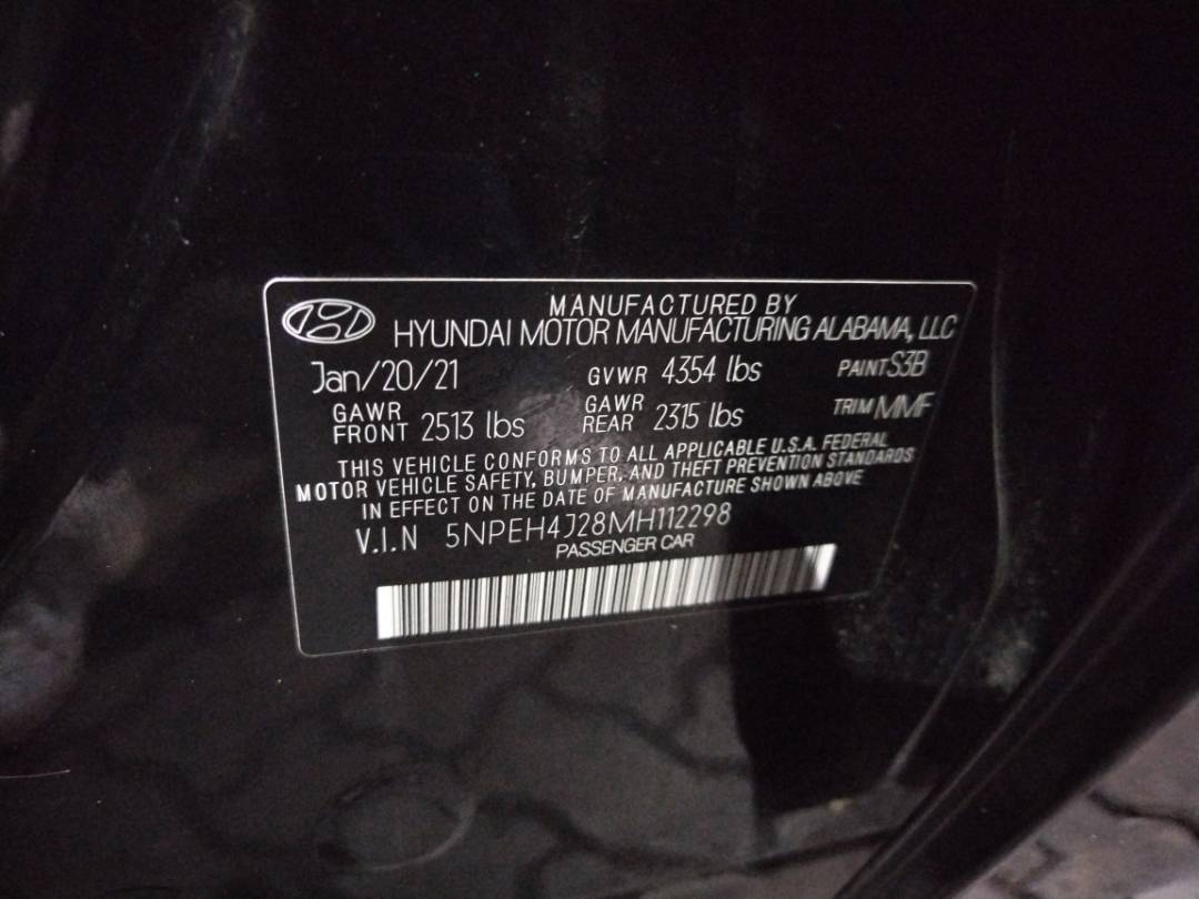 2021 HYUNDAI SONATA — 16480 Miles — Lot 59459233 - Marhaba Auctions Used Cars - Image 7