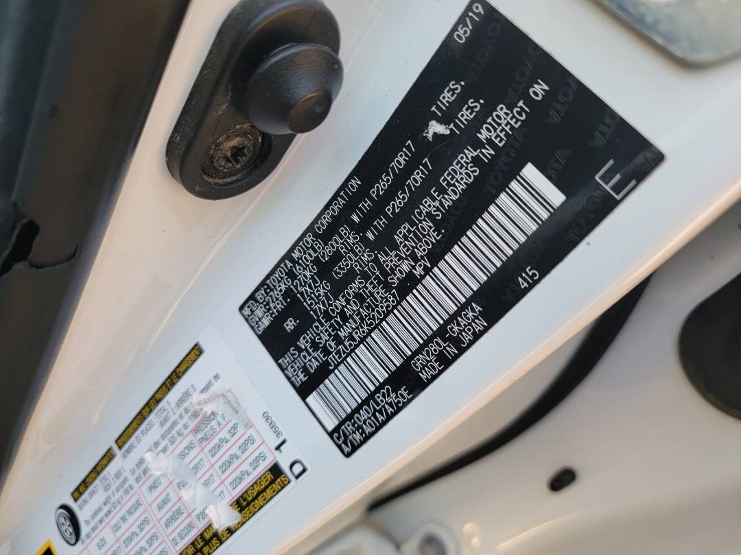 TOYOTA 4RUNNER 2019 - Marhaba Auction Used Cars - Image 8