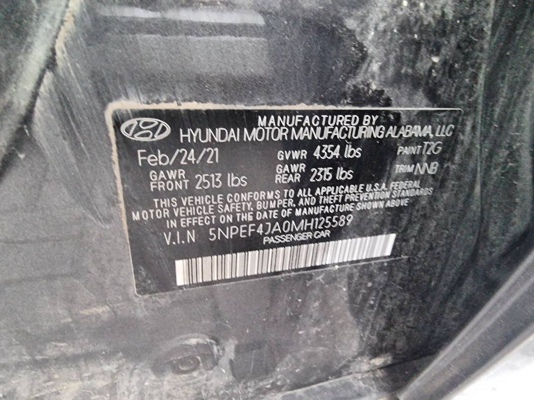 HYUNDAI SONATA 2021 - Marhaba Auction Used Cars - Image 10