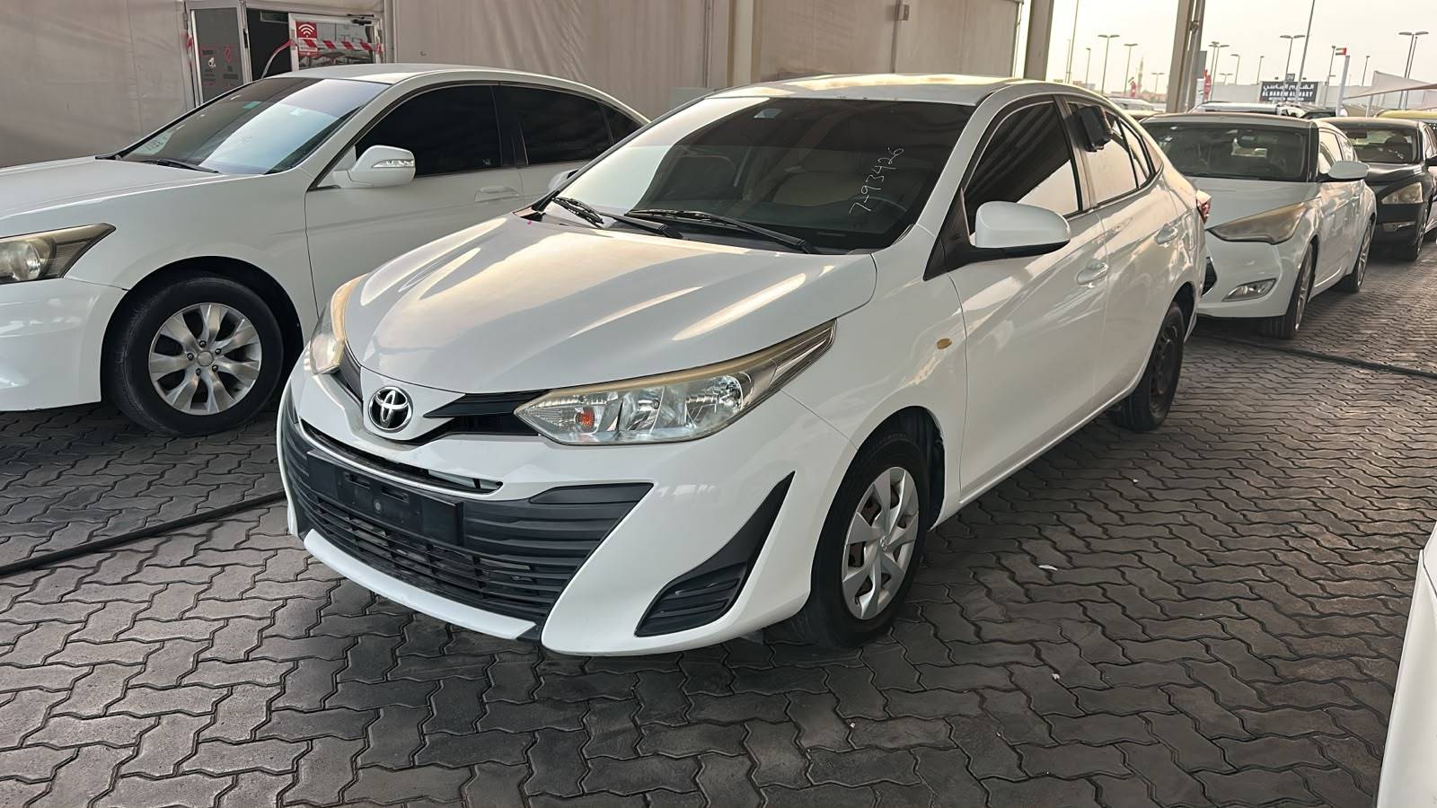2019 TOYOTA YARIS — sold — 157550 KM — Lot 7K2058076 — Souq - Marhaba Auctions Used Cars - Image 2