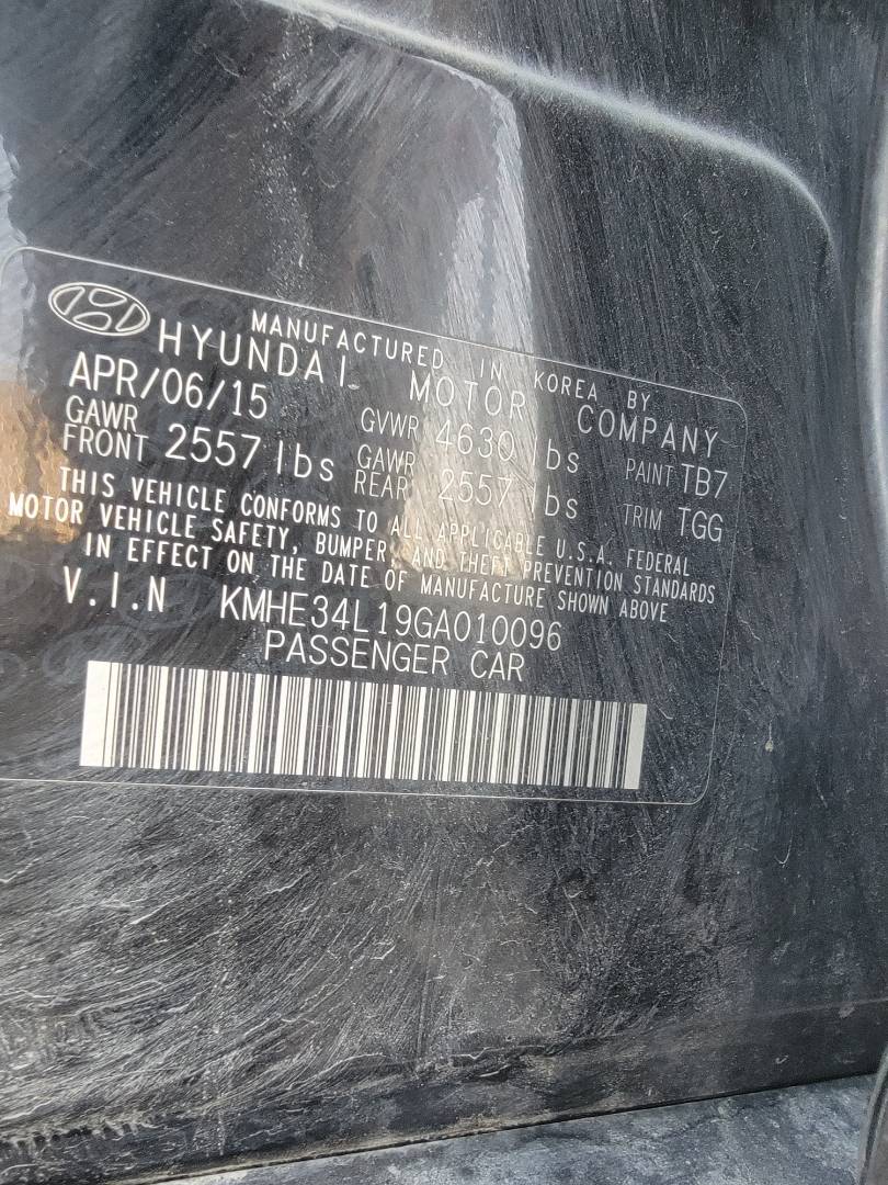 HYUNDAI SONATA 2016 - Marhaba Auction Used Cars - Image 10