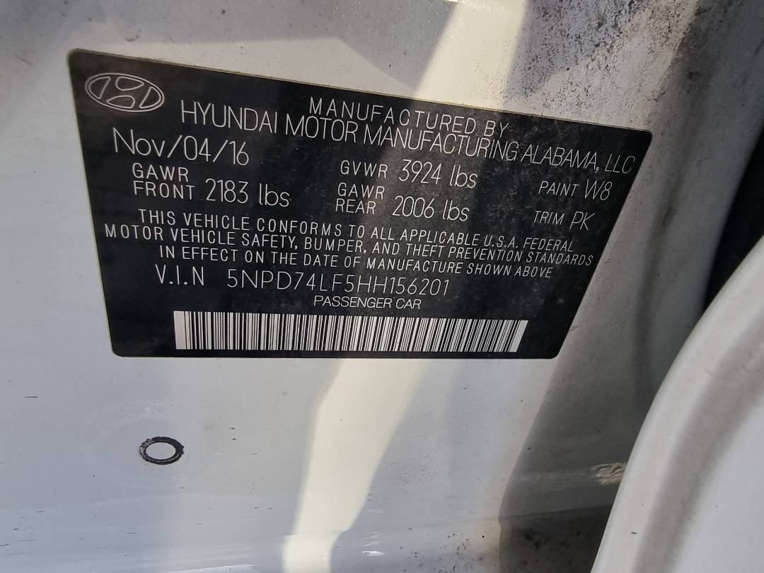 HYUNDAI ELANTRA 2017 - Marhaba Auction Used Cars - Image 7