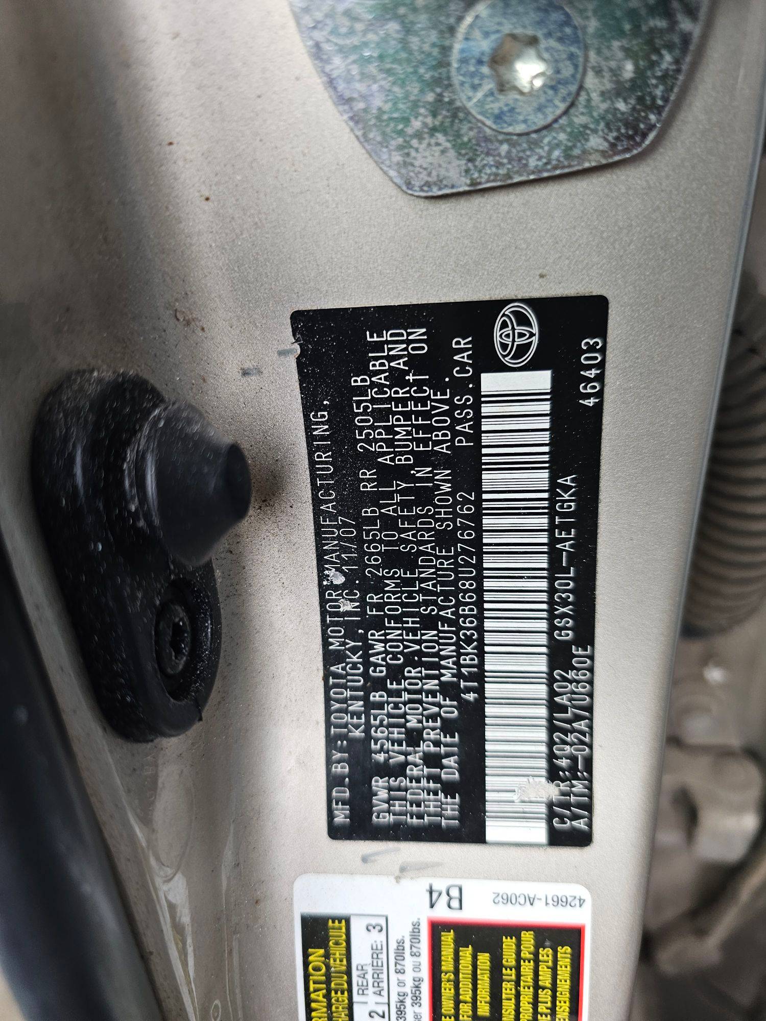 TOYOTA AVALON 2008 - Marhaba Auction Used Cars - Image 11